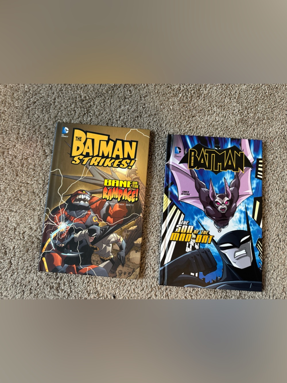 DC Comics Batman Graphic Novels in Blue, Black, Gold and Purple